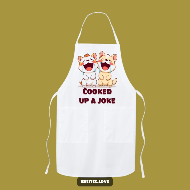 Funny Laughing Animals Apron: Cook Up a Storm with Hilarious Joy