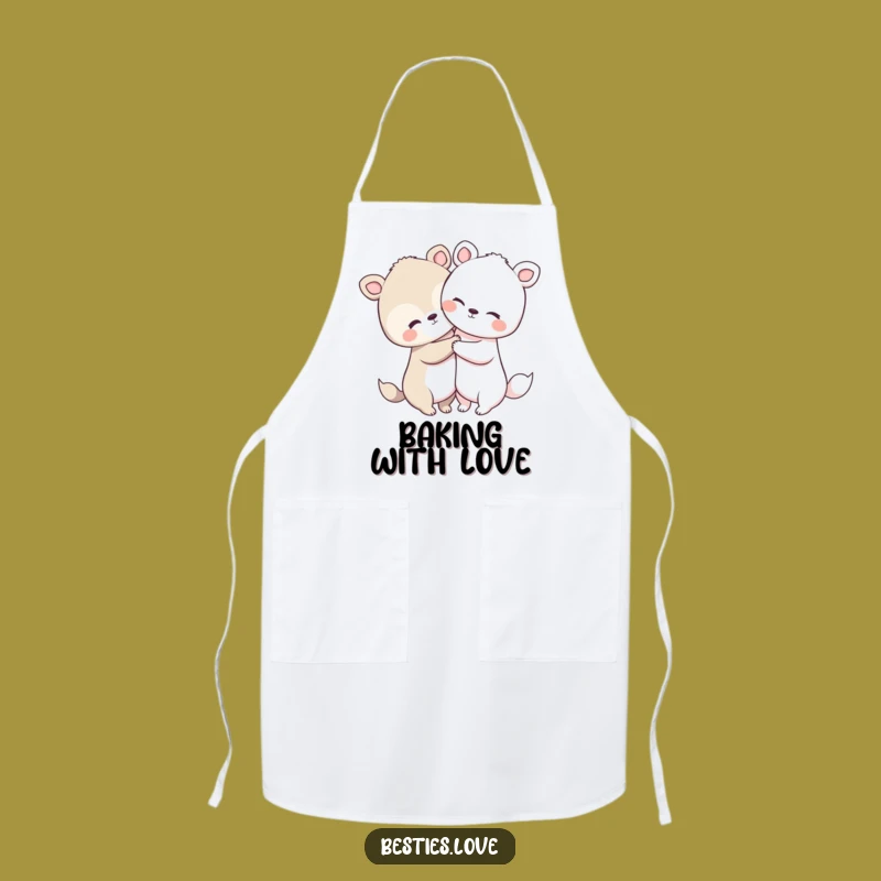 Funny Animal Hug Apron: Cute Embrace Kitchen Wear, Adorable Funny Gift