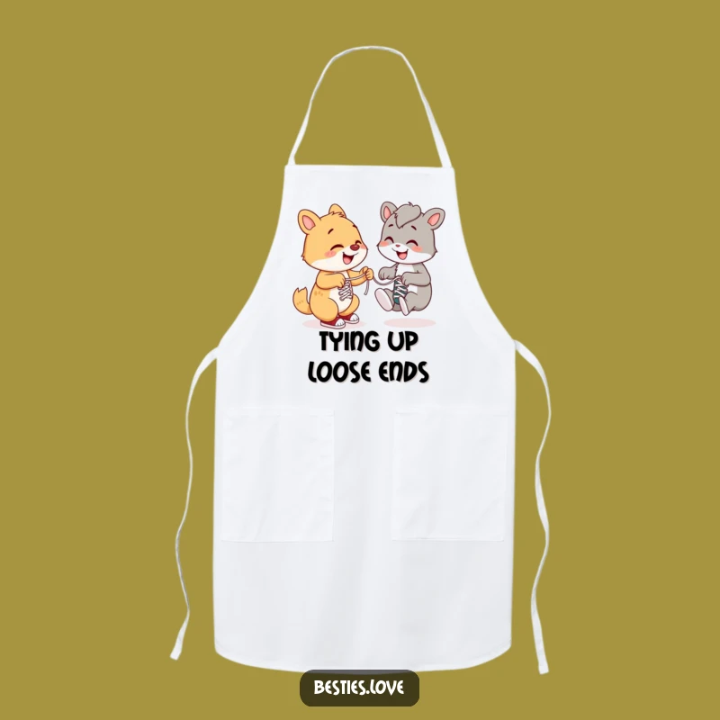 Funny Helpful Animal Apron: Cook with Kindness and Hilarious Flair