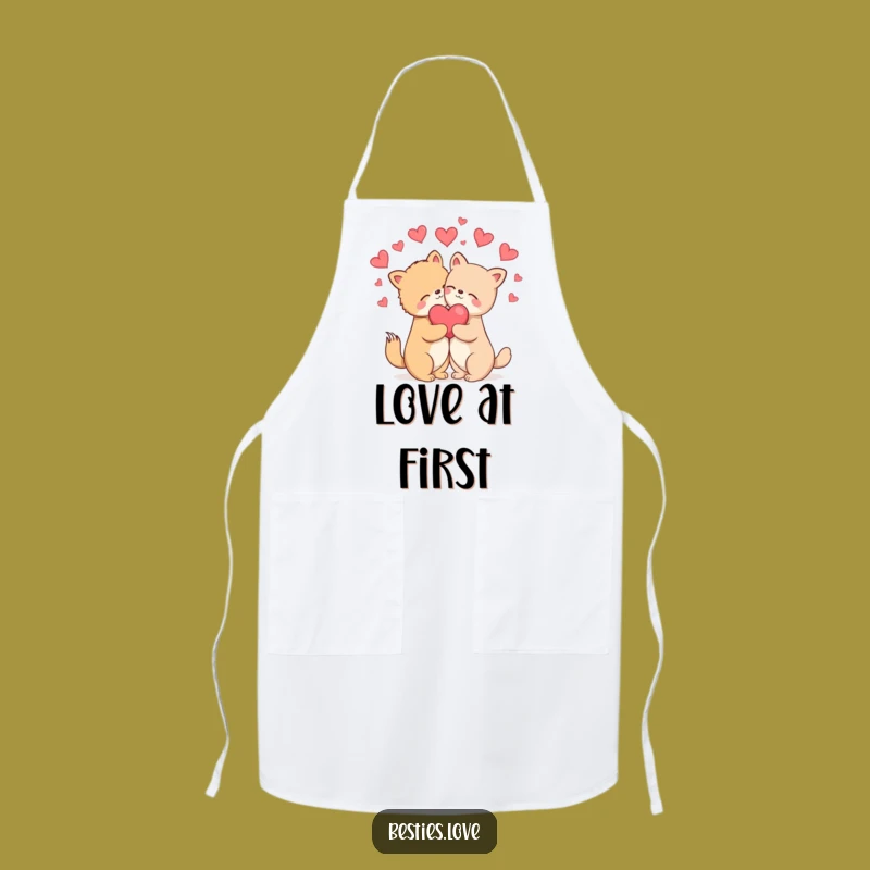 Funny Hugging Animals Apron: Love Kitchen Wear, Blissful Gift