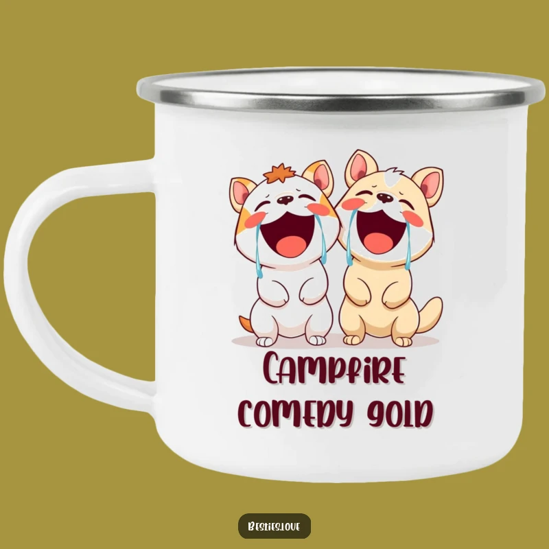 Funny Laughing Animals Camping Mug: Sip & Giggle by the Campfire