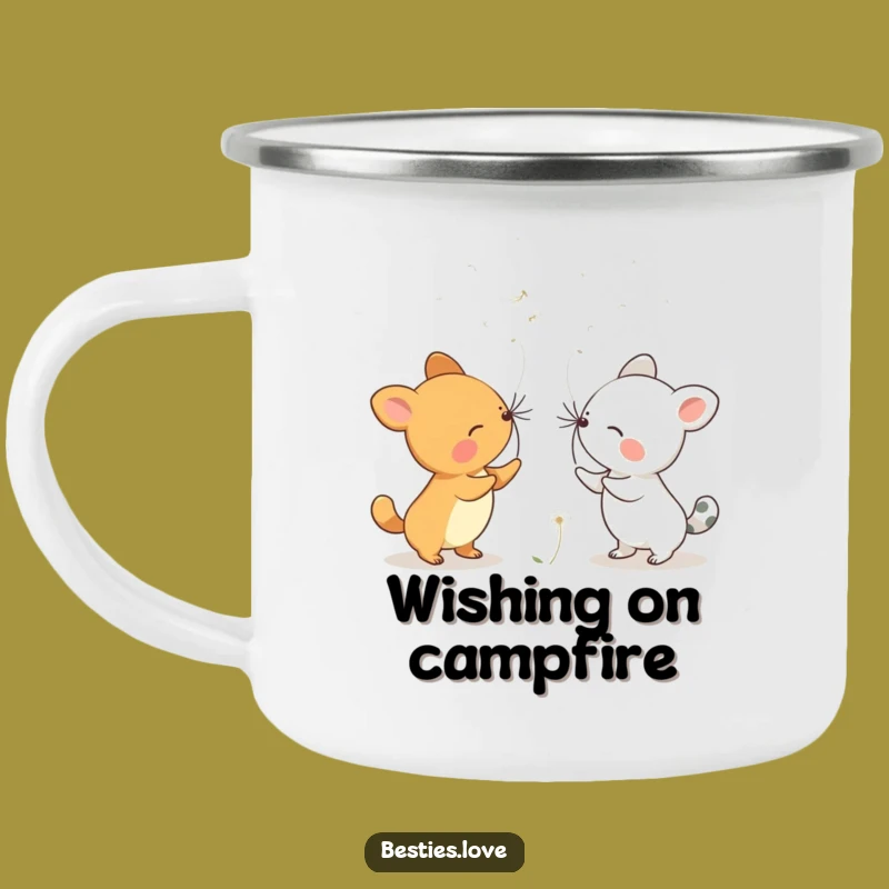 Funny Dandelion Wishes Animals Camping Mug - Outdoor Magic Gift