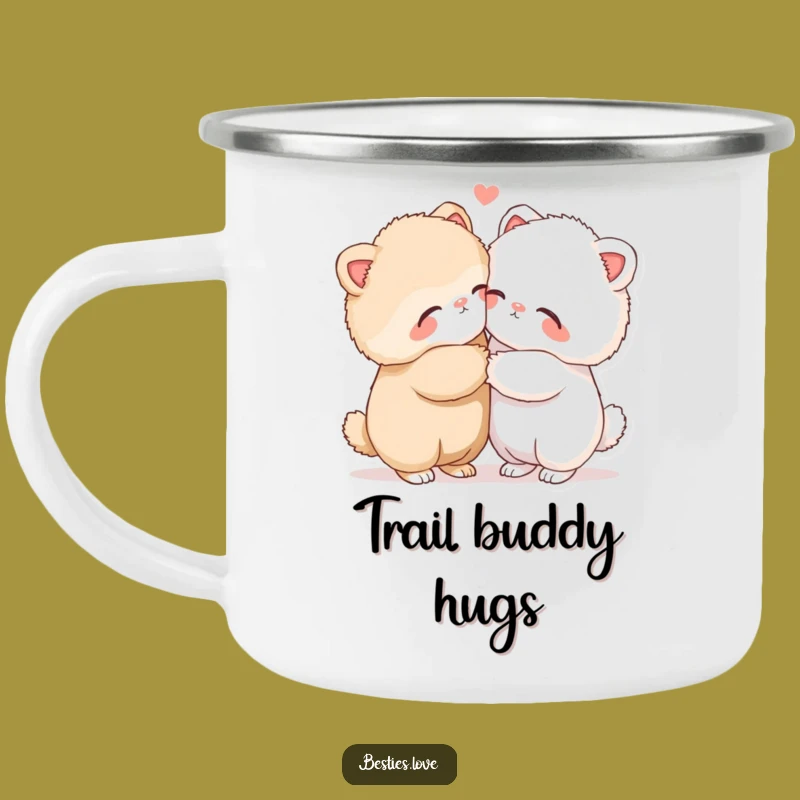 Funny Hugging Animals Camping Mug: Cozy Sips and Hilarious Hugs Outdoors