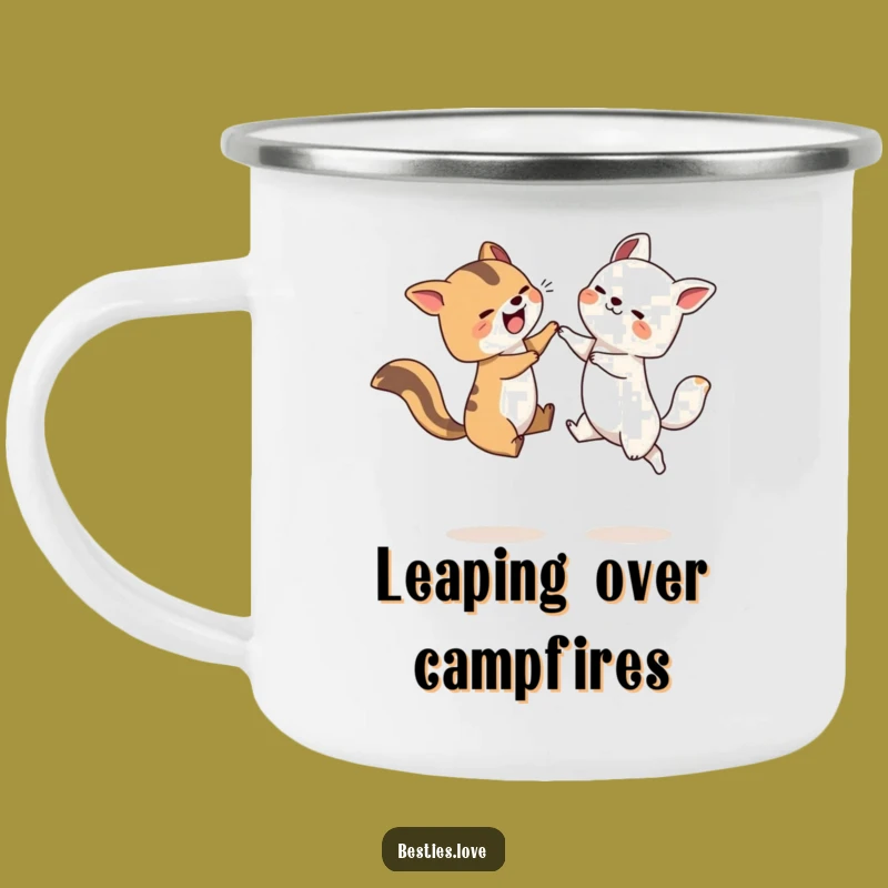 Funny Leapfrog Animals Camping Mug - Outdoor Playful Gift