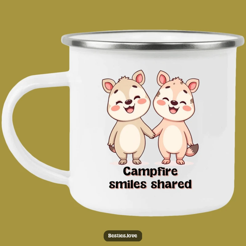 Funny Pals Camping Mug - Durable Silly Art, Best Funny Gift