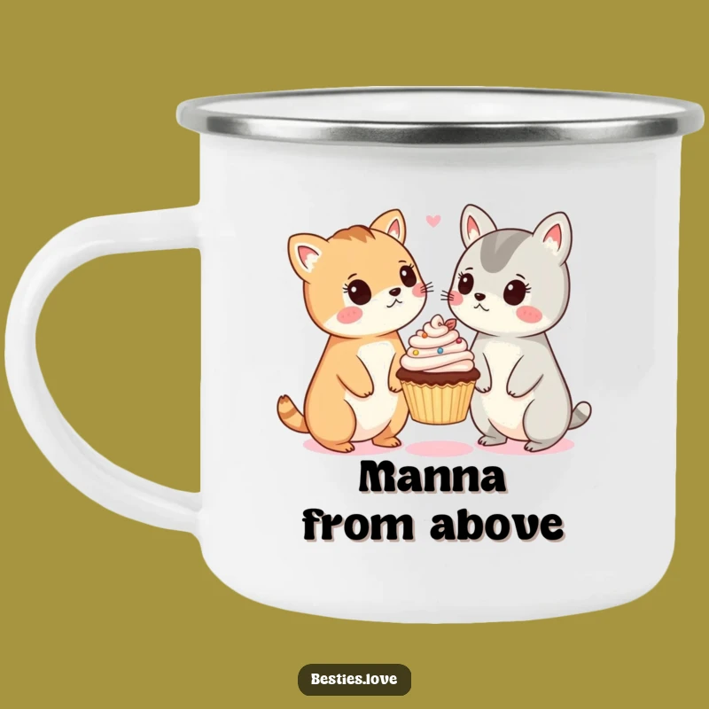 Funny Surprised Animals Cupcake Camping Mug - Adventure Surprise
