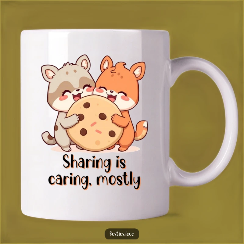 Funny Animal Pals Cookie Sharing Mug: The Perfect Hilarious Gift for Friends
