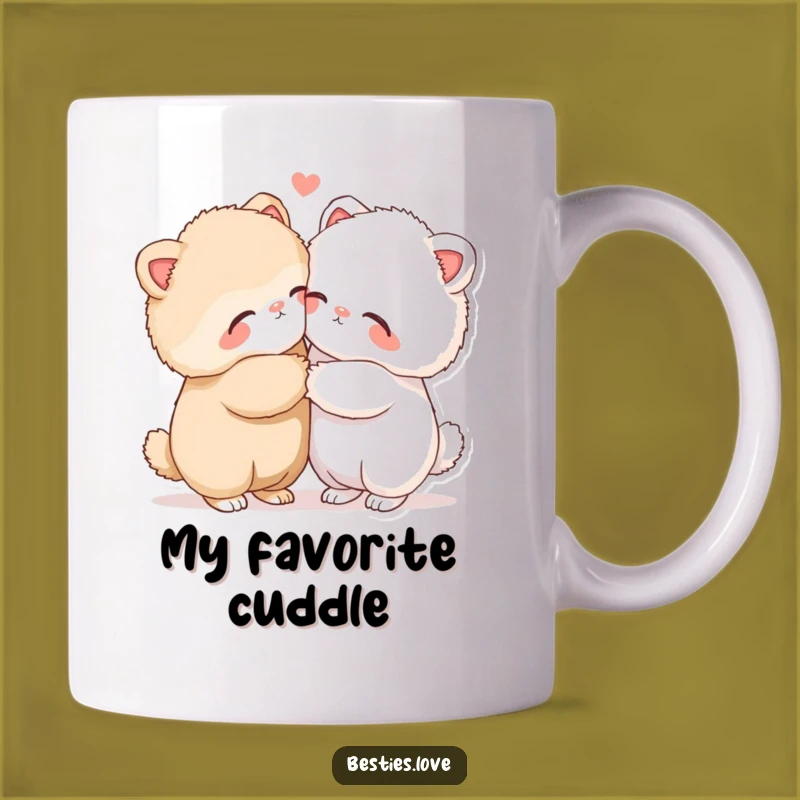 Funny Hugging Animals Mug: A Hilarious Gift for Cozy Moments & Cuddles