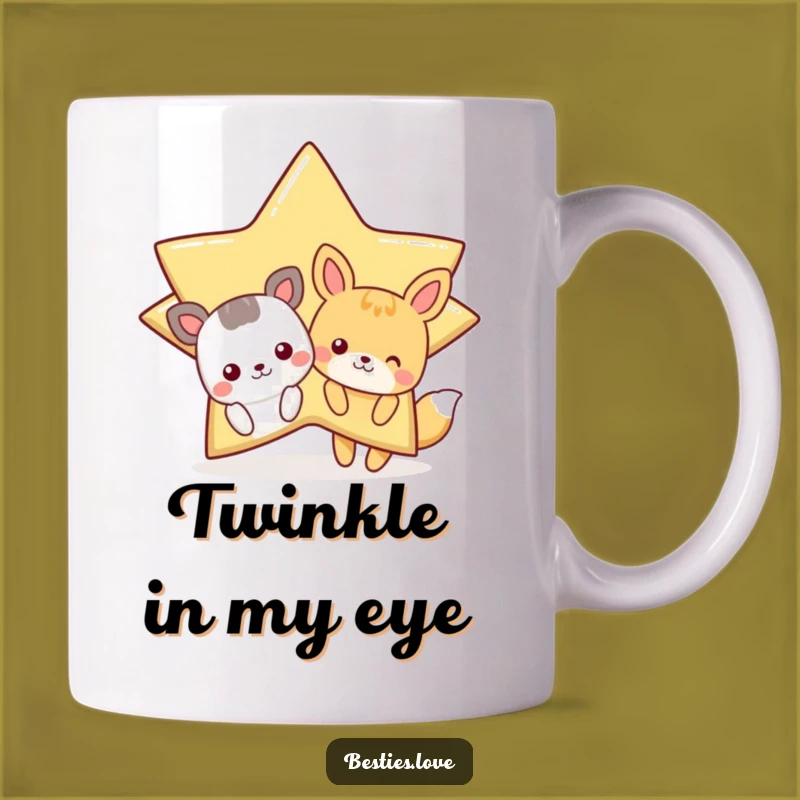 Funny Star Animals Mug - Cartoon Pals, Cosmic Funny Gift for Kids Adults