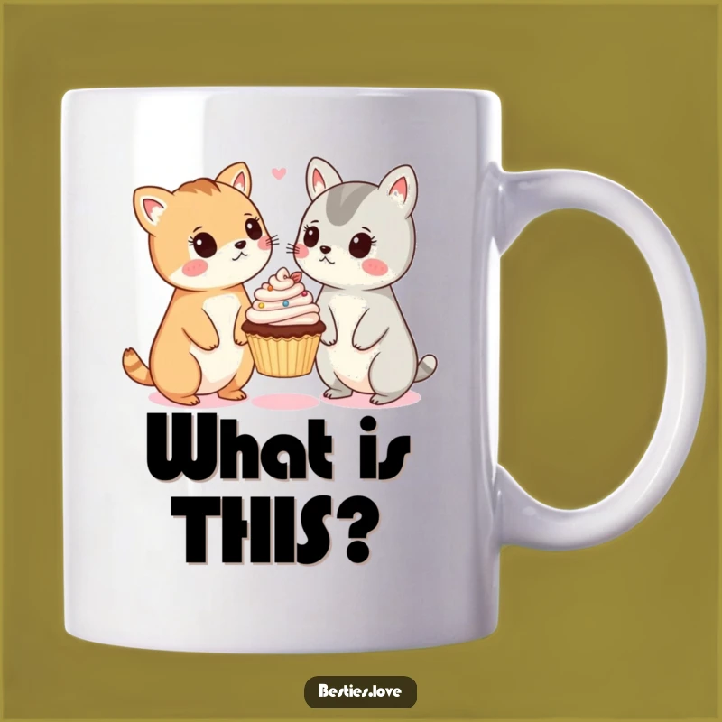 Funny Surprised Animals Cupcake Mug - Hilarious Cute Gift