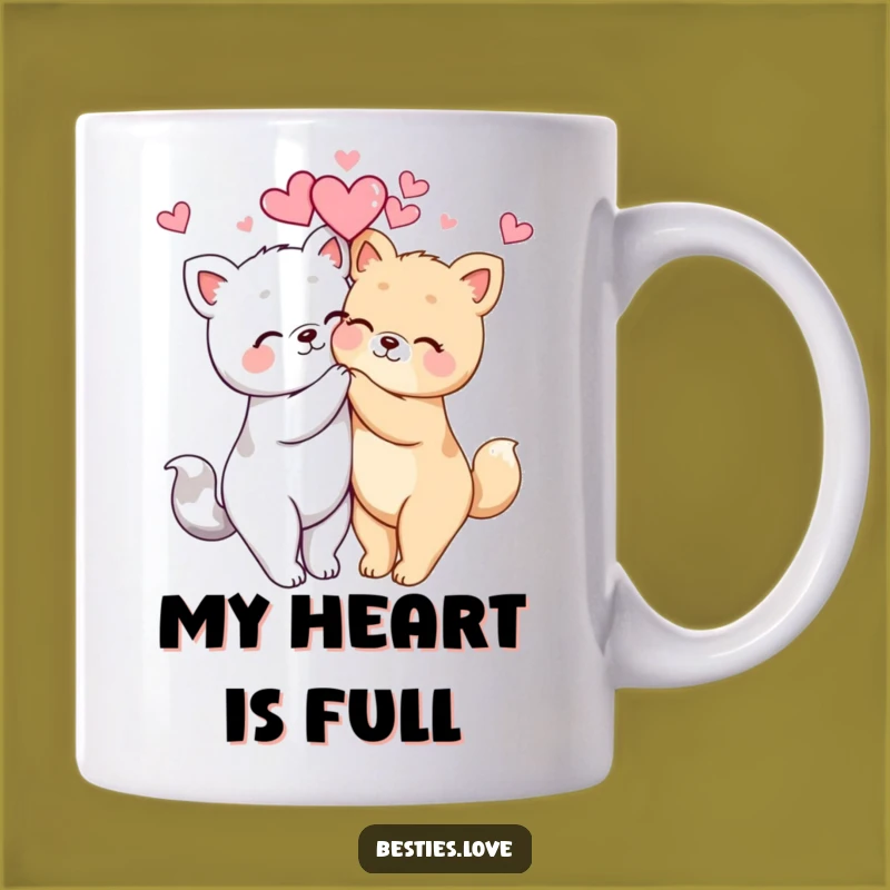 Funny Kawaii Animal Hug Mug: Adorable Cute Best Friend Gift for Her