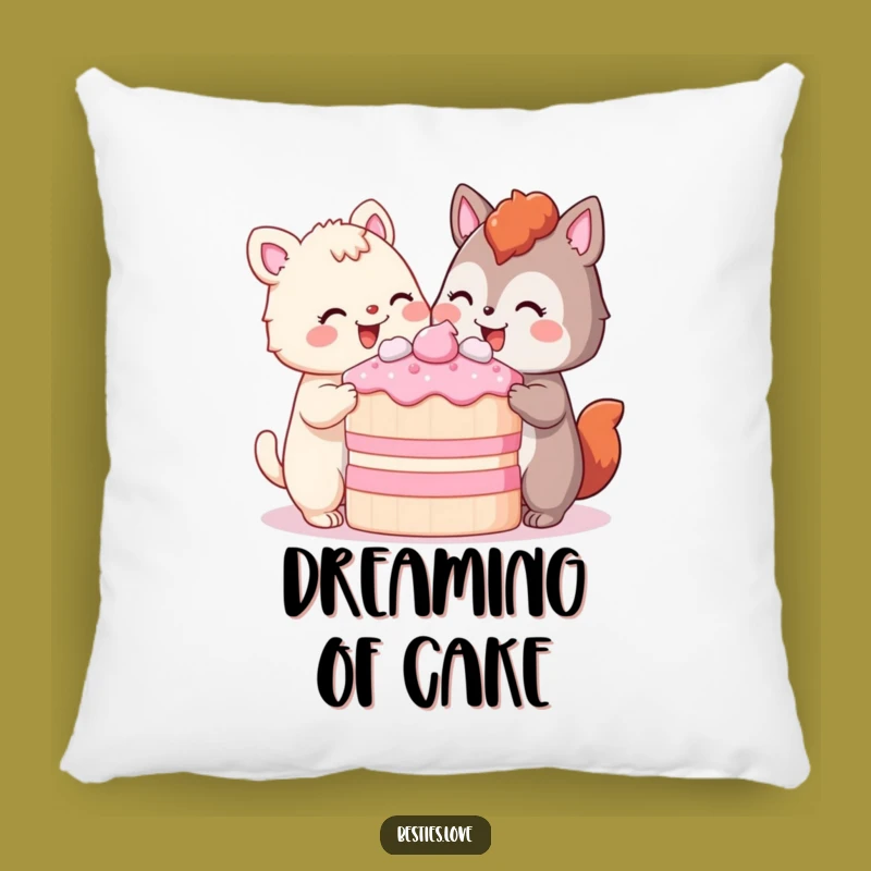 Funny Pillow: Cake Comfort - A Hilarious Funny Gift for Sweet Dreams!