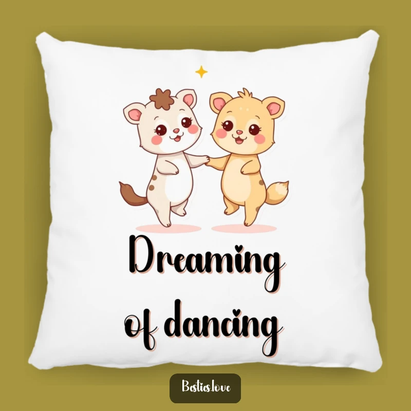 Funny Starry Dance Pillow - Cozy & Cheerful Animal Comfort, Funny Gift
