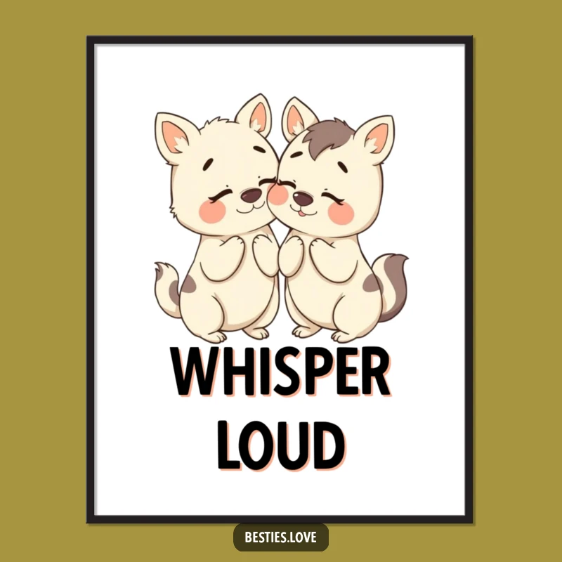 Funny Bestie Animals Secret Digital Art: Instant Hilarious Intrigue