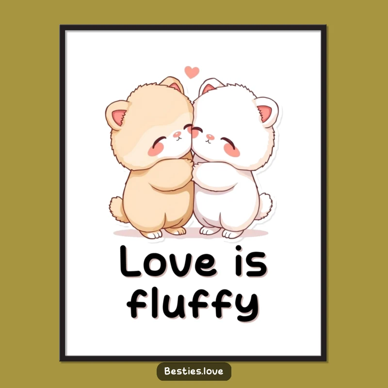 Funny Hugging Animals Digital Art: Instant Download for Hilarious, Cozy Decor