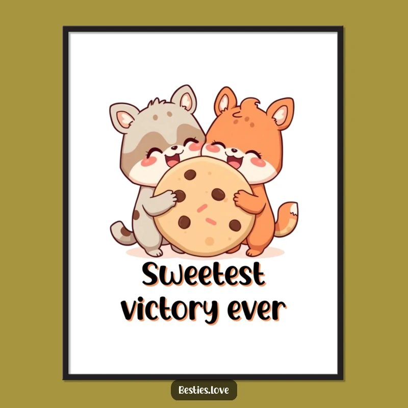Funny Animal Pals Cookie Digital Art: Hilarious Printable Decor for Instant Joy