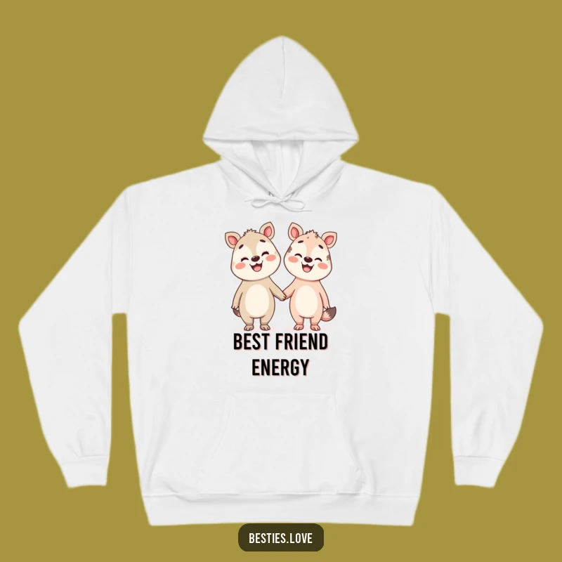 Funny Pals Hoodie - Cozy Silly Friends, Warm Funny Gift