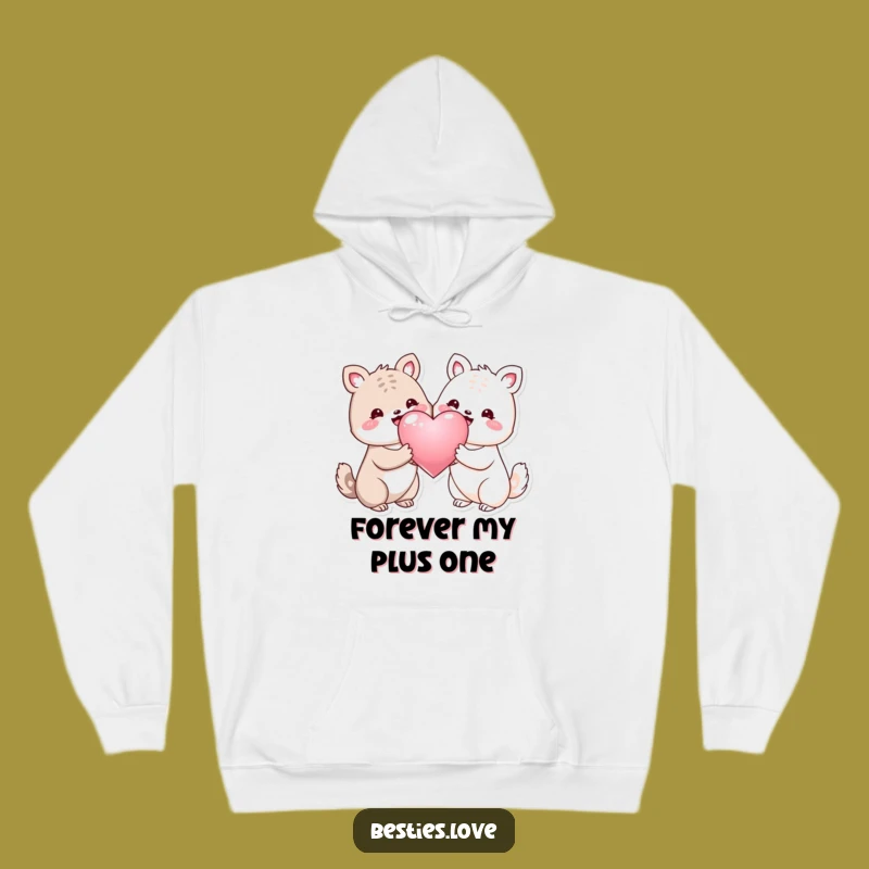 Funny Cozy Animal Heart Hoodie: Snuggle Up with Love