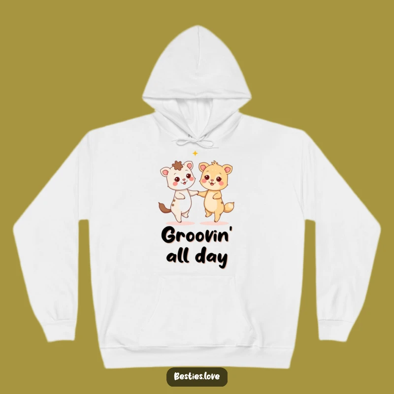 Funny Starry Dance Hoodie - Cozy & Cheerful Animal Wear, Humorous Gift