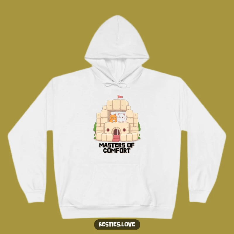 Funny Hoodie: Cozy Fort - Your Ultimate Funny Gift for Comfort & Creativity!