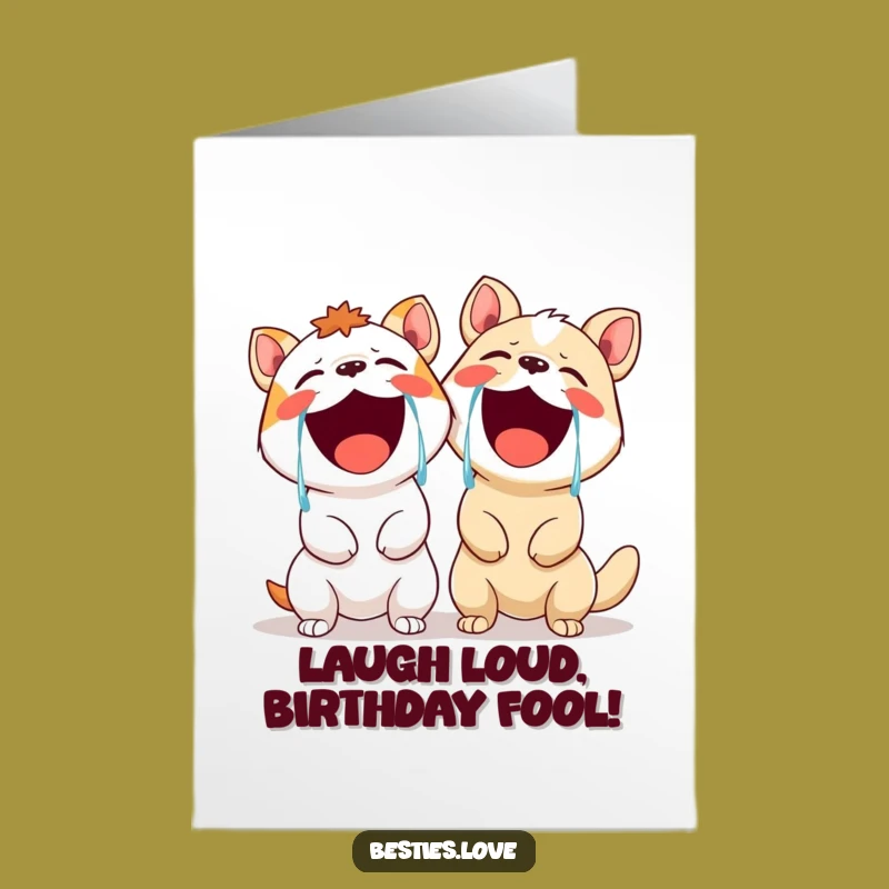 Free Printable Birthday Card: Laughing Animals - Hilarious Downloadable Gift!