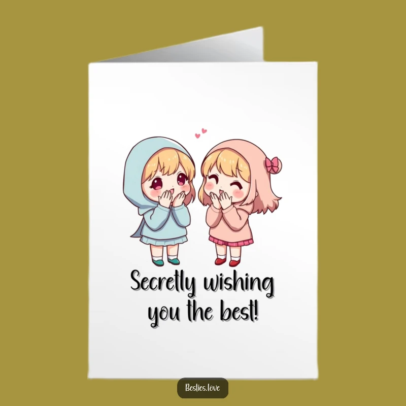 Free Printable Funny Birthday Card: Secret Sharing Animals Gift