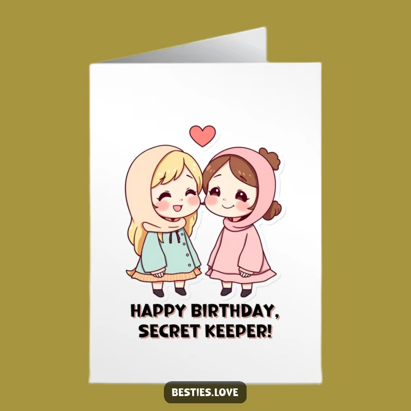 Free Printable Funny Card: BFF Secrets - Hilarious Birthday Downloadable Gift!