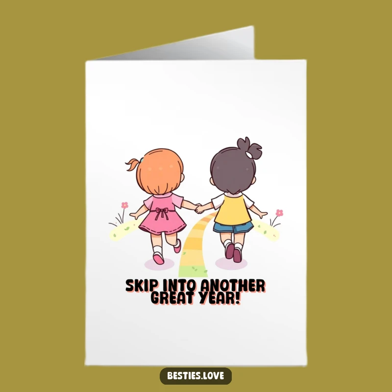 Free Printable Rainbow Birthday Card: Joyful Friends Downloadable Gift