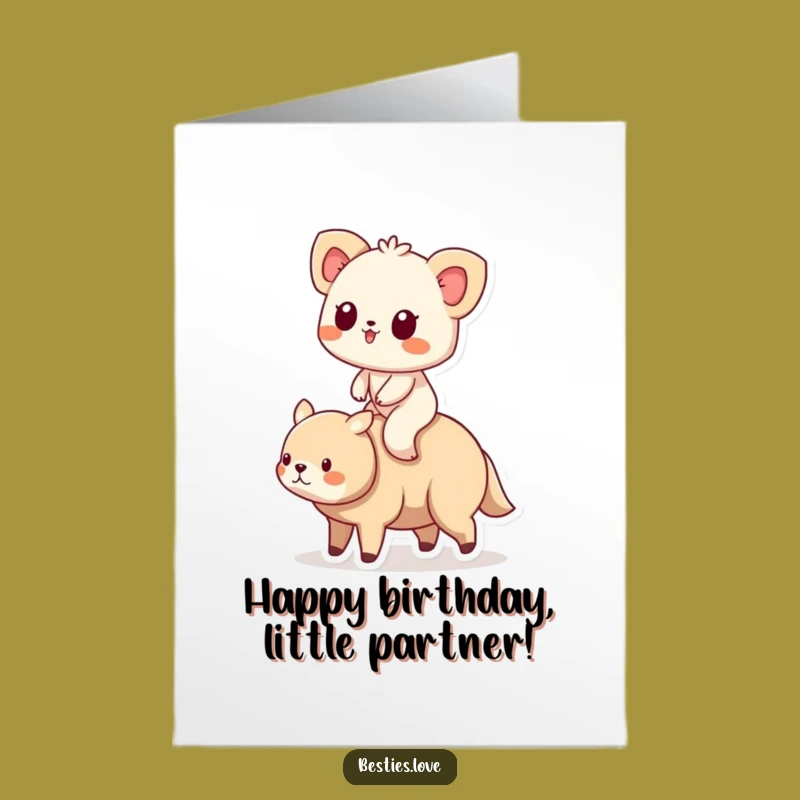 Free Printable Birthday Card: Loyal Friends Ride Downloadable Gift