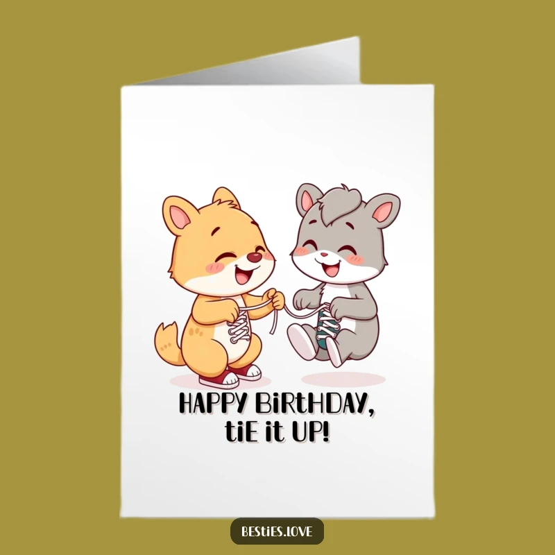 Free Printable Birthday Card: Helpful Animal Pals - Kind Downloadable Gift!
