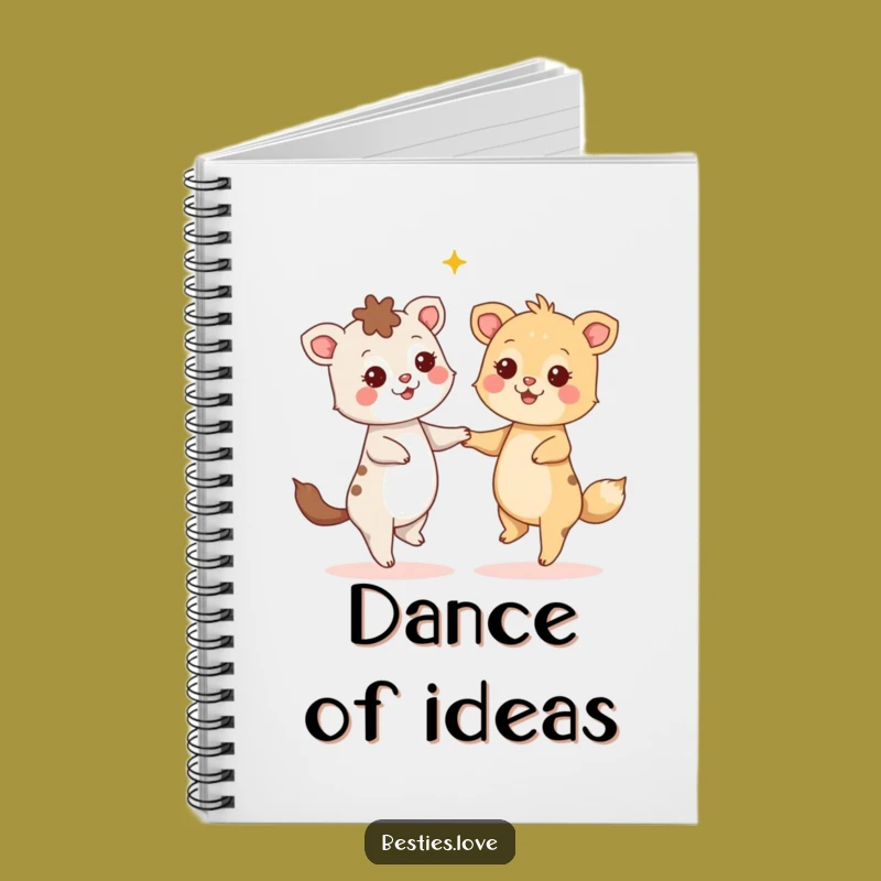 Funny Starry Dance Notebook - Cheerful Animal Journal, Hilarious Gift Idea