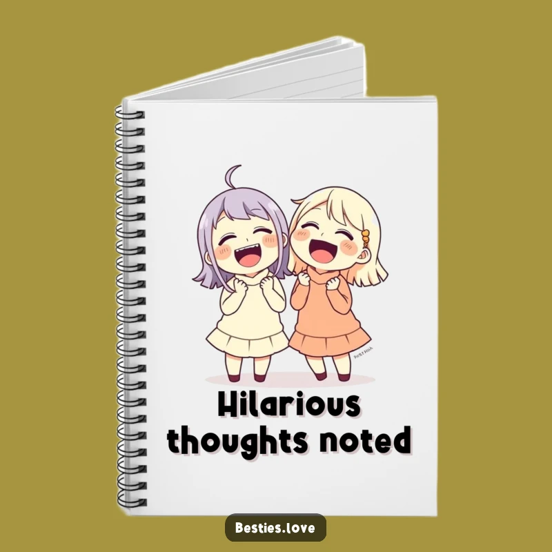 Funny Friends Laughing Notebook: Journal Your Jokes, Cool Gift