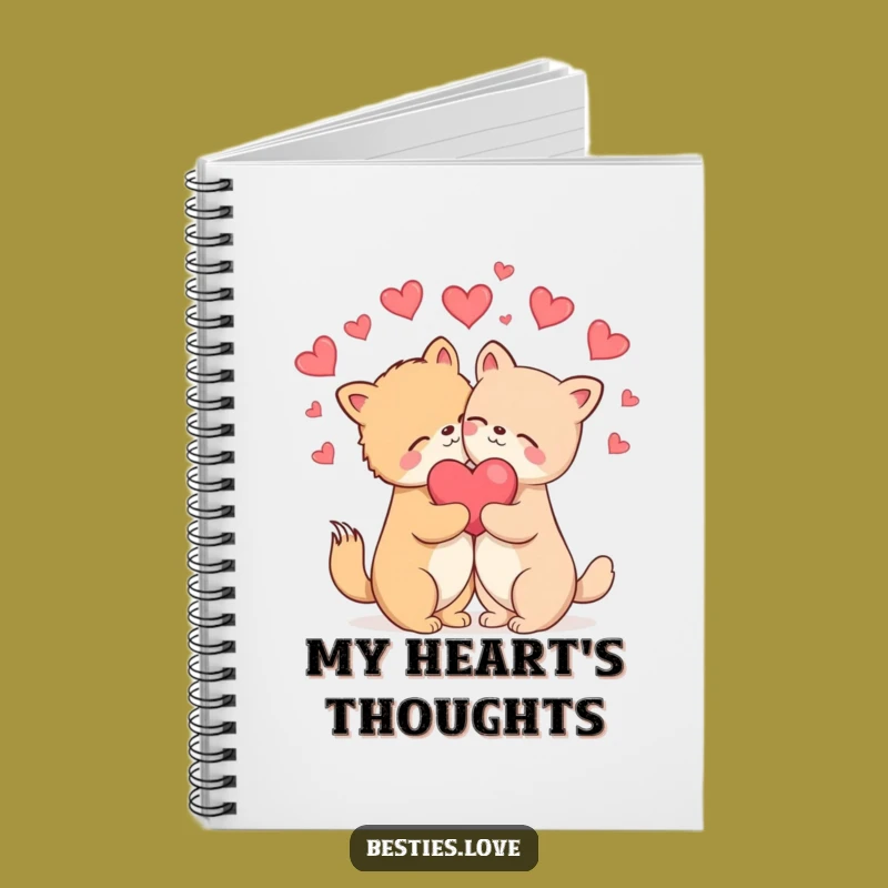 Funny Hugging Animals Notebook: Love Journal, Blissful Stationery
