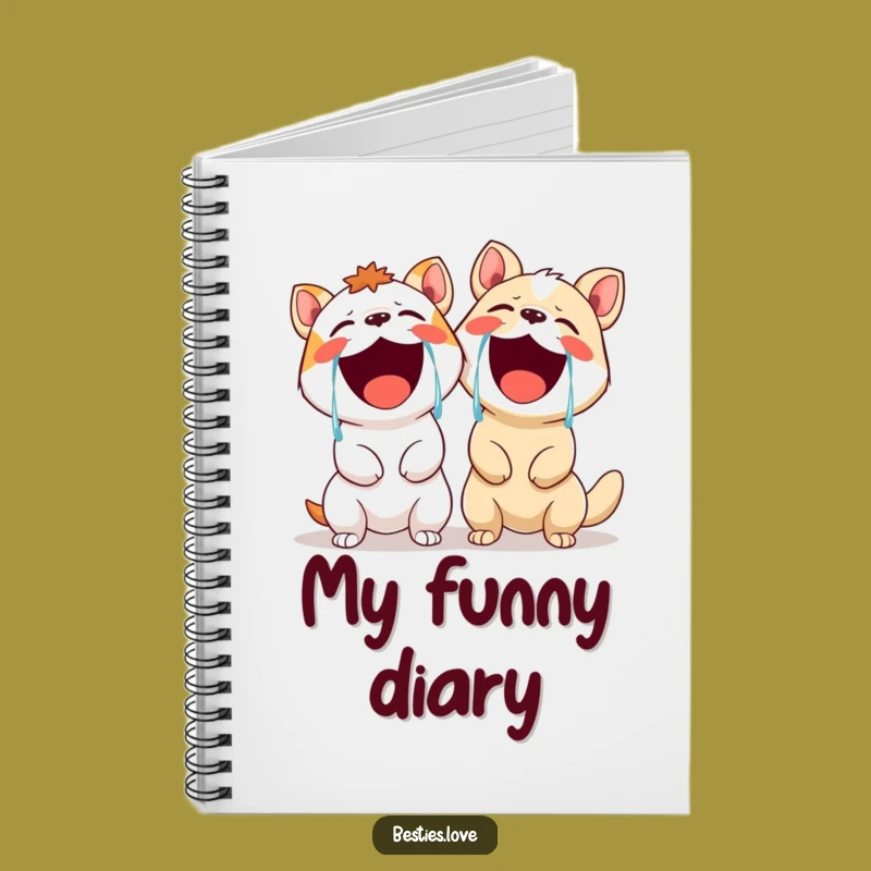 Funny Laughing Animals Notebook: Jot Down Jokes with Hilarious Flair