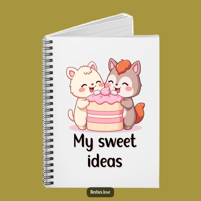 Funny Notebook: Sweet Ideas - A Hilarious Funny Gift for Bakers & Dreamers!