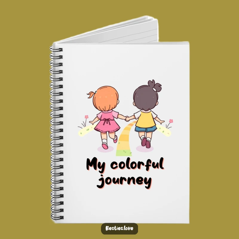 Funny Rainbow Friends Skipping Notebook - Joyful Journey Journal Gift