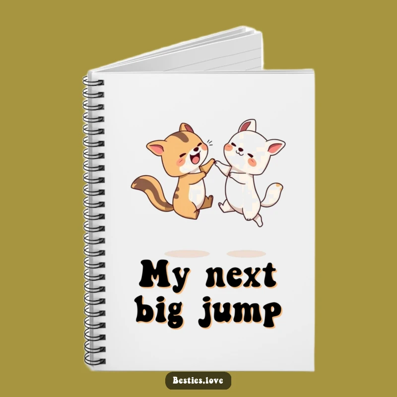 Funny Leapfrog Animals Notebook - Joyful Playful Journal Gift