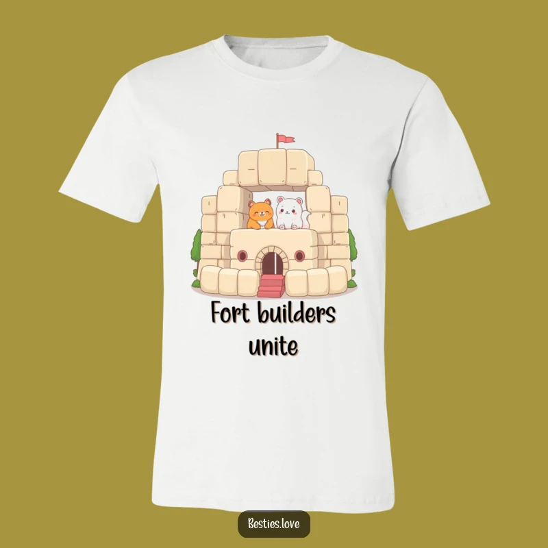 Funny T-Shirt: Fort Fun - The Ultimate Funny Gift for Playful Builders!