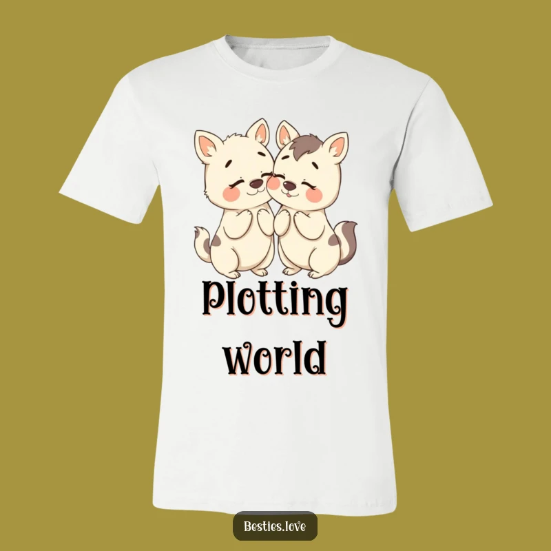 Funny Bestie Animals Secret Whispering Tee: Wear Your Hilarious Conspiracies