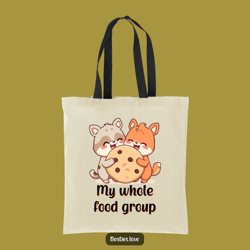 Funny Animal Pals Cookie Tote Bag: Your Hilarious Carry-All for Snacks & Laughs